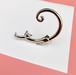 Bulk Jewelry Wholesale black alloy cat earrings JDC-ES-RL109 Wholesale factory from China YIWU China