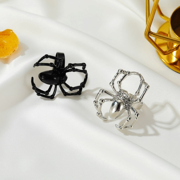 Bulk Jewelry Wholesale black alloy simulation spider ring JDC-RS-D037 Wholesale factory from China YIWU China