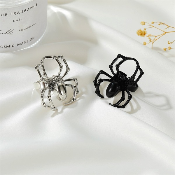 Bulk Jewelry Wholesale black alloy simulation spider ring JDC-RS-D037 Wholesale factory from China YIWU China
