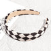Wholesale black and white fabric headband JDC-HD-PZ018 Headband 蒲钻 Big black Wholesale Jewelry JoyasDeChina Joyas De China