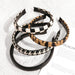 Wholesale black and white leather headband JDC-HD-PZ011 Headband 彡郰 Wholesale Jewelry JoyasDeChina Joyas De China