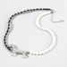 Wholesale black and white pearl necklace JDC-NE-JL196 Necklaces 氿乐 Wholesale Jewelry JoyasDeChina Joyas De China