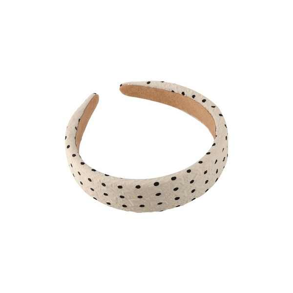 Bulk Jewelry Wholesale black and white polka dot sponge  Headband JDC-HD-W200 Wholesale factory from China YIWU China