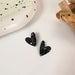 Wholesale black and white splash ink alloy earrings JDC-ES-W340 Earrings JoyasDeChina 21# 17428 Wholesale Jewelry JoyasDeChina Joyas De China