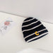 Wholesale black and white stripe letter wool hat JDC-FH-LH030 FashionHat 旅禾 A Wholesale Jewelry JoyasDeChina Joyas De China
