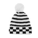 Wholesale black and white striped acrylic children hat JDC-FH-XB-004 FashionHat 小贝 white Wholesale Jewelry JoyasDeChina Joyas De China