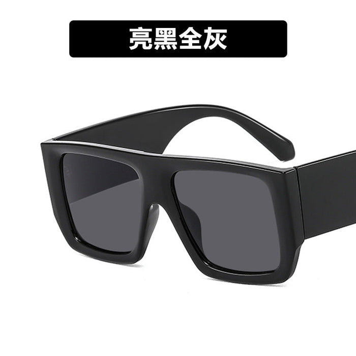 Wholesale black box wide leg resin Sunglasses JDC-SG-KD080 SunGlasses çæ¶Ü black as figure Wholesale Jewelry JoyasDeChina Joyas De China