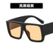 Wholesale black box wide leg resin Sunglasses JDC-SG-KD080 SunGlasses çæ¶Ü Dark yellow as figure Wholesale Jewelry JoyasDeChina Joyas De China