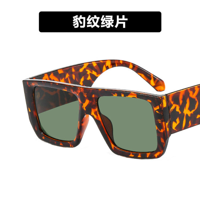 Wholesale black box wide leg resin Sunglasses JDC-SG-KD080 SunGlasses çæ¶Ü green as figure Wholesale Jewelry JoyasDeChina Joyas De China