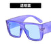 Wholesale black box wide leg resin Sunglasses JDC-SG-KD080 SunGlasses çæ¶Ü Transparent blue as figure Wholesale Jewelry JoyasDeChina Joyas De China