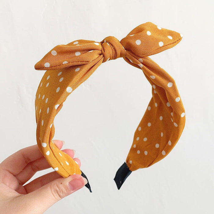 Wholesale black cloth bow hairband JDC-HD-H023 Headband 妙德 Wholesale Jewelry JoyasDeChina Joyas De China