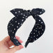Wholesale black cloth bow hairband JDC-HD-H023 Headband 妙德 Wholesale Jewelry JoyasDeChina Joyas De China