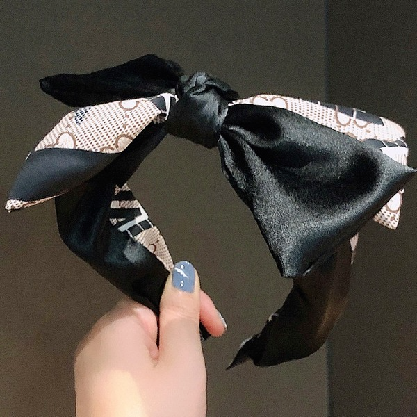 Bulk Jewelry Wholesale black cloth bow hoops JDC-HD-GSDX004 Wholesale factory from China YIWU China