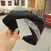 Bulk Jewelry Wholesale black cloth drill wrapped ladies hairband JDC-HD-RXK004 Wholesale factory from China YIWU China