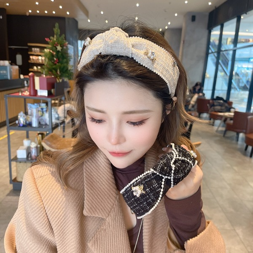 Wholesale black cloth hairband JDC-HD-GSXP006 Headband 宏鑫 Wholesale Jewelry JoyasDeChina Joyas De China