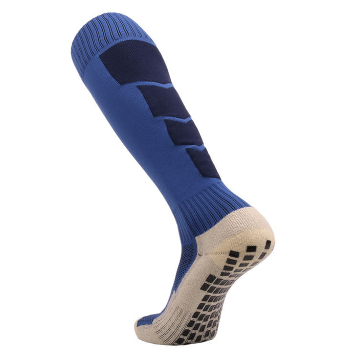 Wholesale black cotton fiber football socks JDC-SK-LZL050 Sock 两只狼 Blue One size fits all Wholesale Jewelry JoyasDeChina Joyas De China