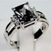 Wholesale black crystal metal rings JDC-RS-WN-012 Rings 薇妮 Wholesale Jewelry JoyasDeChina Joyas De China