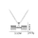 Wholesale black dumbbell alloy necklace JDC-NE-LangT011 Necklaces 阆天 Wholesale Jewelry JoyasDeChina Joyas De China
