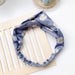 Wholesale black fabric headband (F)JDC-HD-H026 Headband 妙德 Blue grey Wholesale Jewelry JoyasDeChina Joyas De China