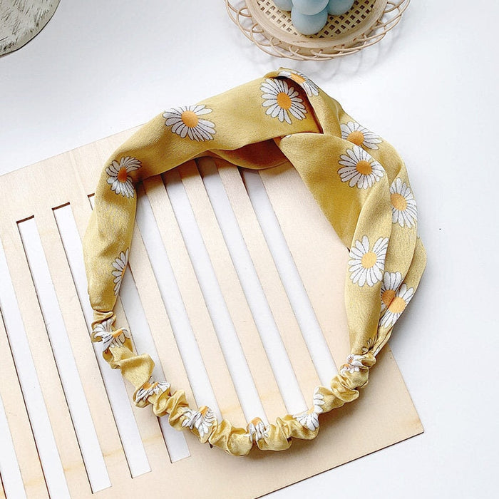 Wholesale black fabric headband (F)JDC-HD-H026 Headband 妙德 Yellow Wholesale Jewelry JoyasDeChina Joyas De China