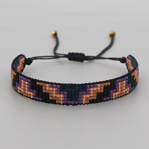 Bulk Jewelry Wholesale black geometric rice beads hand-made braided bracelet JDC-gbh292 Wholesale factory from China YIWU China