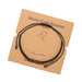 Wholesale Black Iron Stone Wood Chip Morse Code 12 Constellation Bracelet JDC-BT-ZhuJ001 Bracelet 诛积 ZJ5895 Leo Wholesale Jewelry JoyasDeChina Joyas De China