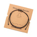 Wholesale Black Iron Stone Wood Chip Morse Code 12 Constellation Bracelet JDC-BT-ZhuJ001 Bracelet 诛积 ZJ5897 Libra Wholesale Jewelry JoyasDeChina Joyas De China