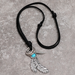Bulk Jewelry Wholesale black leather feather man necklaces JDC-MNE-PK026 Wholesale factory from China YIWU China