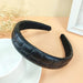 Wholesale black leather hairband JDC-HD-O346 Headband 潮炫 Black Wholesale Jewelry JoyasDeChina Joyas De China