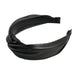 Wholesale black leather headband JDC-HD-PZ001 Headband 蒲钻 Wholesale Jewelry JoyasDeChina Joyas De China
