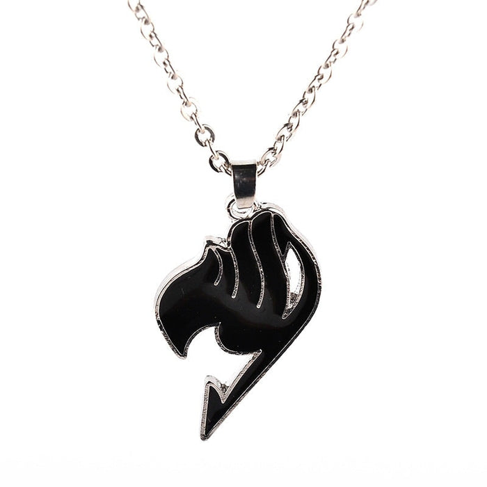 Wholesale black leprechaun tail alloy necklace JDC-NE-LangT017 Necklaces 阆天 black Wholesale Jewelry JoyasDeChina Joyas De China
