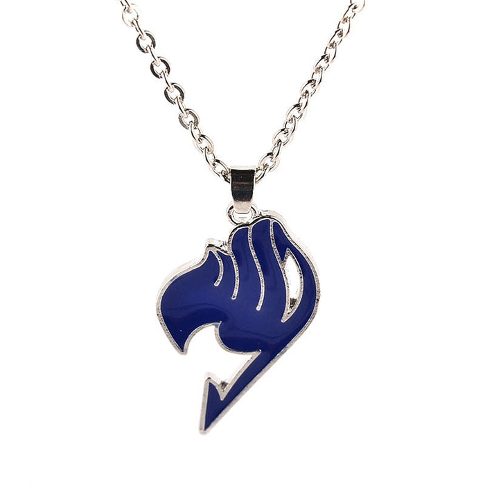 Wholesale black leprechaun tail alloy necklace JDC-NE-LangT017 Necklaces 阆天 blue Wholesale Jewelry JoyasDeChina Joyas De China