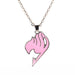 Wholesale black leprechaun tail alloy necklace JDC-NE-LangT017 Necklaces 阆天 Pink Wholesale Jewelry JoyasDeChina Joyas De China