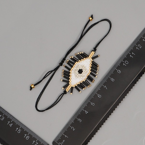 Bulk Jewelry Wholesale black lucky eye Miyuki rice bead bracelet JDC-gbh340 Wholesale factory from China YIWU China