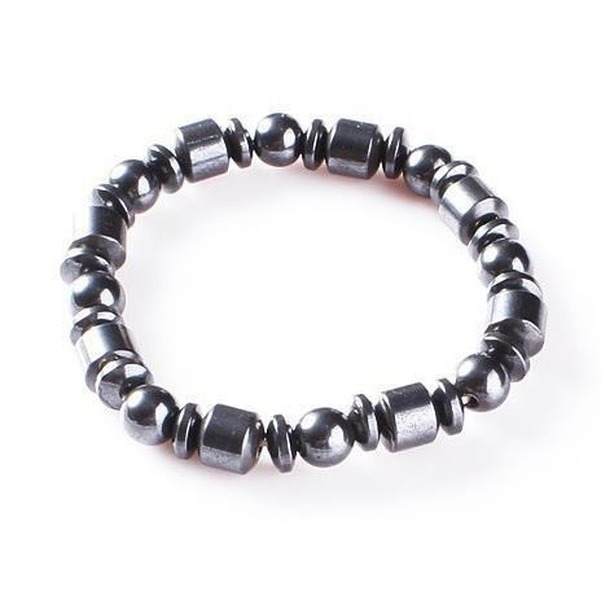 Bulk Jewelry Wholesale black magnetic material beaded elastic magnet bracelet JDC-BT-RL005 Wholesale factory from China YIWU China
