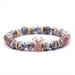 Bulk Jewelry Wholesale black natural stone crown natural stone bracelet JDC-BT-JH015 Wholesale factory from China YIWU China