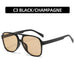 Wholesale black pc sunglasses JDC-SG-XIa002 Sunglasses 锡安 C3 metal hinge Wholesale Jewelry JoyasDeChina Joyas De China
