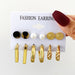 Wholesale black pearl earring set JDC-ES-F626 Earrings 韩之尚 54046 alloy Wholesale Jewelry JoyasDeChina Joyas De China