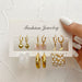 Wholesale black pearl earring set JDC-ES-F626 Earrings 韩之尚 54903 alloy Wholesale Jewelry JoyasDeChina Joyas De China