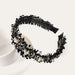 Bulk Jewelry Wholesale black pearl hair hoops JDC-HD-O072 Wholesale factory from China YIWU China