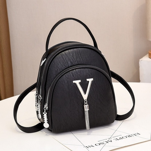 Bulk Jewelry Wholesale Black PU backpack for women JDC-BP-GSDXF005 Wholesale factory from China YIWU China