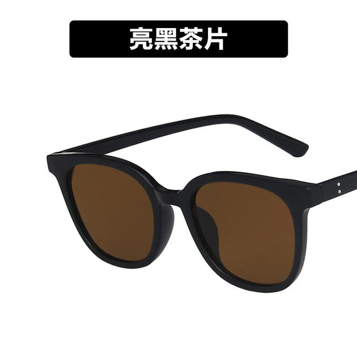 Bulk Jewelry Wholesale black resin brown cat's eye sunglasses JDC-SG-KD019 Wholesale factory from China YIWU China