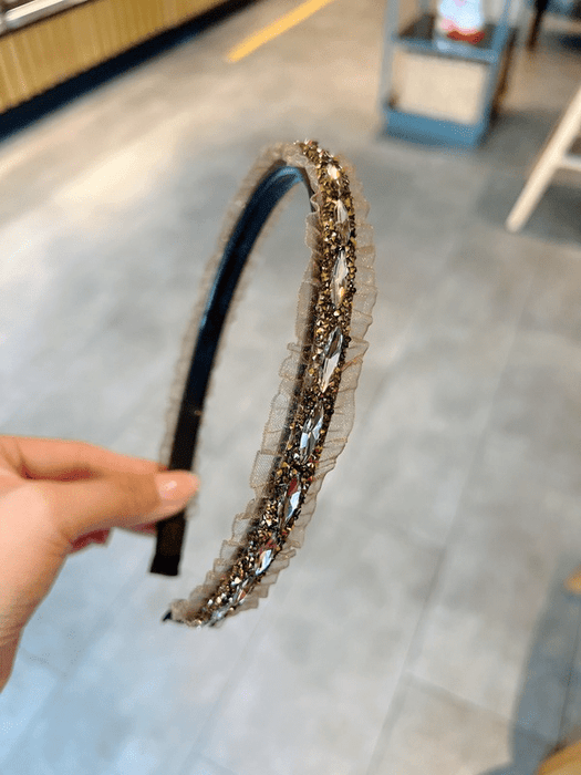 Wholesale black resin headband JDC-HD-GSMC001 Headband 曌彩 Wholesale Jewelry JoyasDeChina Joyas De China