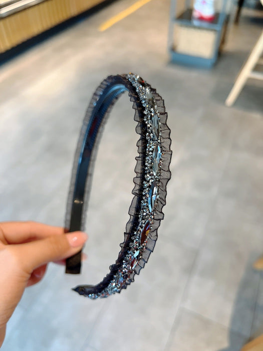 Wholesale black resin headband JDC-HD-GSMC001 Headband 曌彩 black Wholesale Jewelry JoyasDeChina Joyas De China