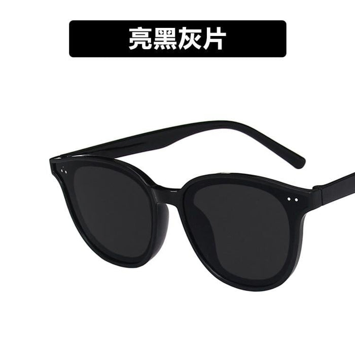 Wholesale black resin nail sunglasses JDC-SG-KD012 Sunglasses JoyasDeChina Bright black all gray Wholesale Jewelry JoyasDeChina Joyas De China