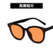 Wholesale black resin nail sunglasses JDC-SG-KD012 Sunglasses JoyasDeChina Bright black orange slices Wholesale Jewelry JoyasDeChina Joyas De China