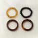 Bulk Jewelry Wholesale black resin rice bead geometric ring JDC-RS-e061 Wholesale factory from China YIWU China
