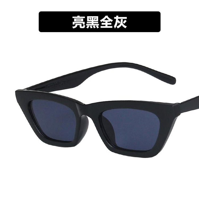 Bulk Jewelry Wholesale black resin small frame cat eye sunglasses JDC-SG-KD015 Wholesale factory from China YIWU China