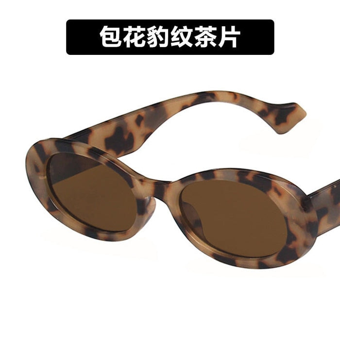Wholesale black resin Sunglasses JDC-SG-KD126 Sunglasses 珂盾 Baohua leopard tea slice Metal hinge Wholesale Jewelry JoyasDeChina Joyas De China