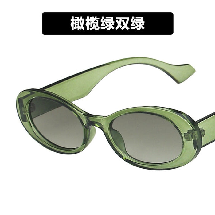 Wholesale black resin Sunglasses JDC-SG-KD126 Sunglasses 珂盾 Olive green double green Metal hinge Wholesale Jewelry JoyasDeChina Joyas De China